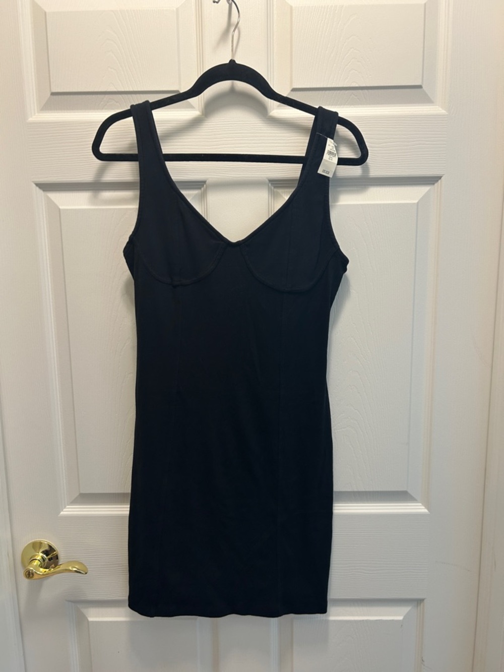 Black Sleeveless Bodycon Mini Dress